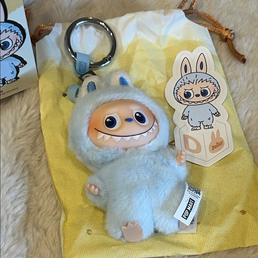 pop mart pin for love labubu - D